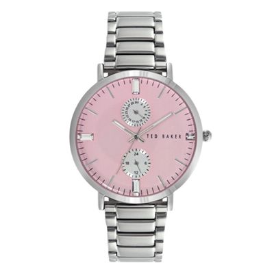 Ladies pink dial bracelet watch te10024715